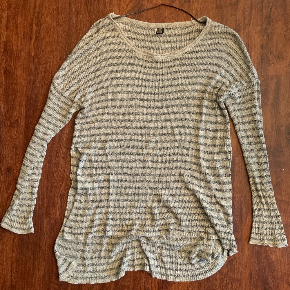 Volcom womens large striped sweater